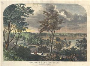 1870 Appleton View of Prospect Park, Brooklyn