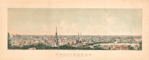 1877 Miller / Bufford Bird's Eye View of Providence, Rhode Island
