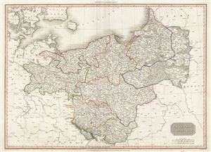 1810 Pinkerton Map of Prussia and its Dominions