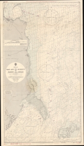 1967 British Admiralty Nautical Chart of Doha, Qatar, Persian Gulf