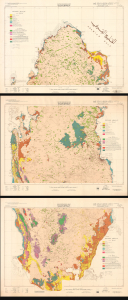 1970 Jaidah Bilingual Geological and Petroleum Three Map Set, Qatar