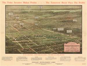 1927 Chandler View of Queens Park Gardens, Elmont, New York