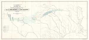 1854 Blake Geological Map of Texas from the Red River to the Rio Grande