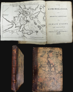 1775 Almon Map of Boston during the Siege, American Revolutionary War