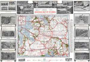 1922 Clason Resource Map of Wyoming