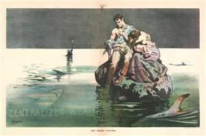 1906 Hassmann Political Cartoon Deriding Economic Inequality