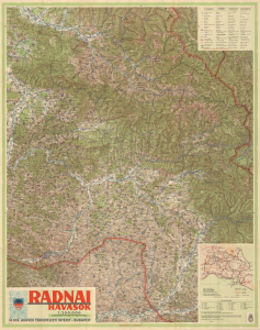 1942 Royal Hungarian Institute of Military Cartography Map of the Rodna Mountains