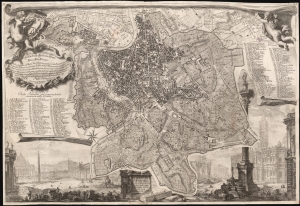 1748 Nolli / Piranesi Plan of the City of Rome