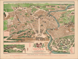 1911 Pavon / Garroni Pictorial View of Rome