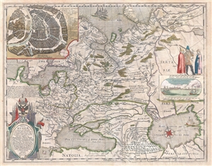 1632 Gerritsz and Godunov Map of Russia