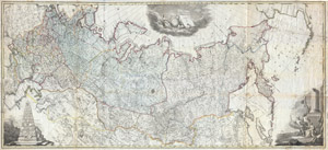 1787 Wall Map of the Russian Empire