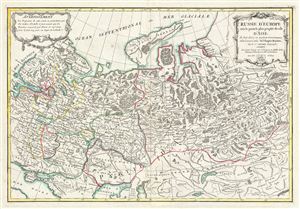 1783 Janvier Map of Western Russia