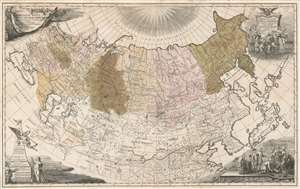 1734 Kirilov Map of the Russian Empire