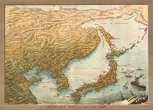 1904 Bacon Bird's'Eye View of the Russo-Japanese War (China, Japan, Korea)