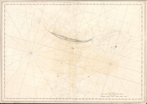 1776 Des Barres Map / Chart of Sable Island (Graveyard of the Atlantic)