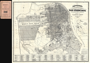 1887 Bancroft Pocket Map of San Francisco, California