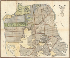 1913 Ginty Map of San Francisco