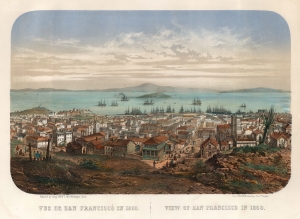 1860 Payot / Gosselin View of San Francisco (Chinese-American Content)