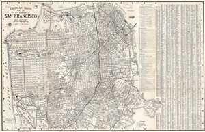 1938 Thomas Brothers Map or Plan of San Francisco, California