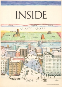 1978 McCaffry Pictorial View of the United States from San Francisco