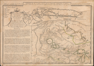1754 Buache / Ochagach Map of Lands West of the Great Lakes (American Indian Cartography)