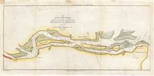 1837 Blunt Maritime Map or Nautical Chart of the Savannah River