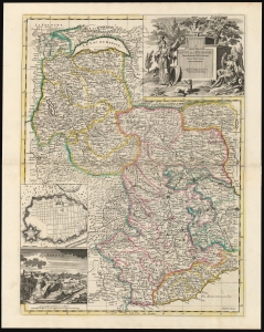 1721 Senex Map of the Duchy of Savoy and Principality of Piedmont