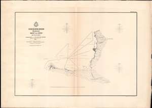 1858 Wüllerstorf-Urbair Map of Sawai Bay, Nicobar Islands, 'Novara' Expedition