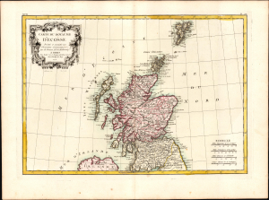 1771 Bonne Map of Scotland