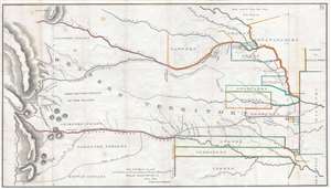 1836 Steen Map of the Great Plains from 2nd Dragoon Expedition