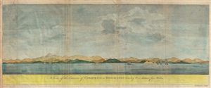 1745 Anson Map or Chart of Zihuatanejo Harbor, Mexico