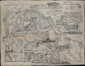1899 Pujol Rafting and Navigation Map of the Senegal River, Senegal