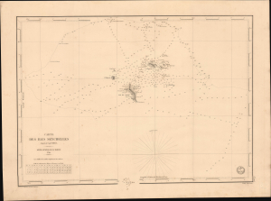 1849 Owen / Depot de la Marine Chart of Seychelles