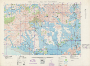 1949 War Office Map of Sham Chun (Shenzhen) - Hong Kong Border