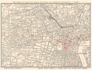 1938 Efron City Plan or Map of Shanghai, China