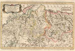 1780 Bellin Map of Siberia