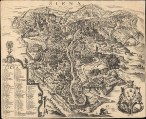 1636 Hollar View / Map of Siena, Italy