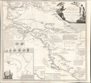 1795 Wadstrom Map of Sierra Leone (Slave Trade, Abolitionalist Colonialism)