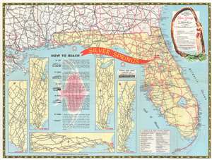 1955 American Automobile Association Road Map of Florida