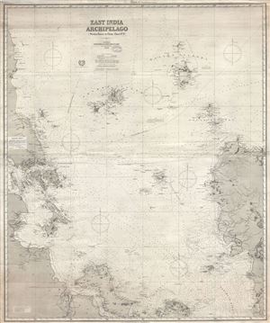 1894 Imray Map of East Malay and Singapore