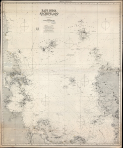 1894 Imray Map of East Malaya, Singapore, and South China Sea