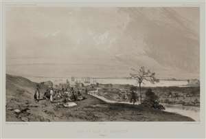 1846 Ciceri View of Singapore Harbor and City