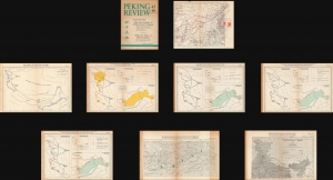 1962 Peking Review Set of Maps on the Sino-Indian War