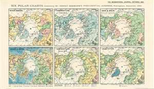 1893 Ravenstein Map of the Arctic