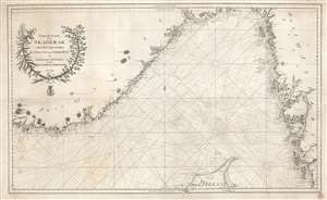 1820 Royal Danish Archive Nautical Chart of the Skagerrak and the Kattegat