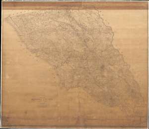 1908 Youker Map of Sonoma County, California