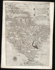 1562 Paolo Forlani Map of South America - the only Lafreri Map of the region