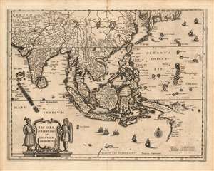 1646 Merian Map of the East Indies