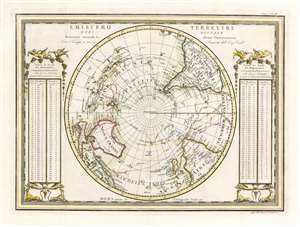 1789 Cassini Map of the Southern Hemisphere w/ Discoveries of Captain Cook