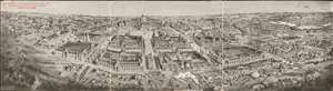 1904 Melville Bird's Eye View or Map of the St. Louis World's Fair